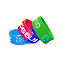 Силиконовые ID браслеты (лазерная гравировка) - Силиконовые браслеты c вдавленным и прокрашенным логотипом 202х25х2