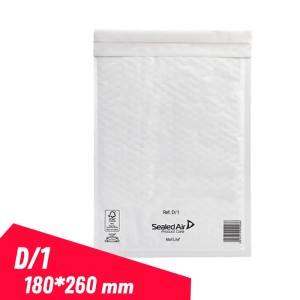 MAIL LITE WHITE D/1, белый пакет с воздушной подушкой