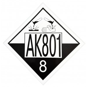 Знак опасности АК 801
