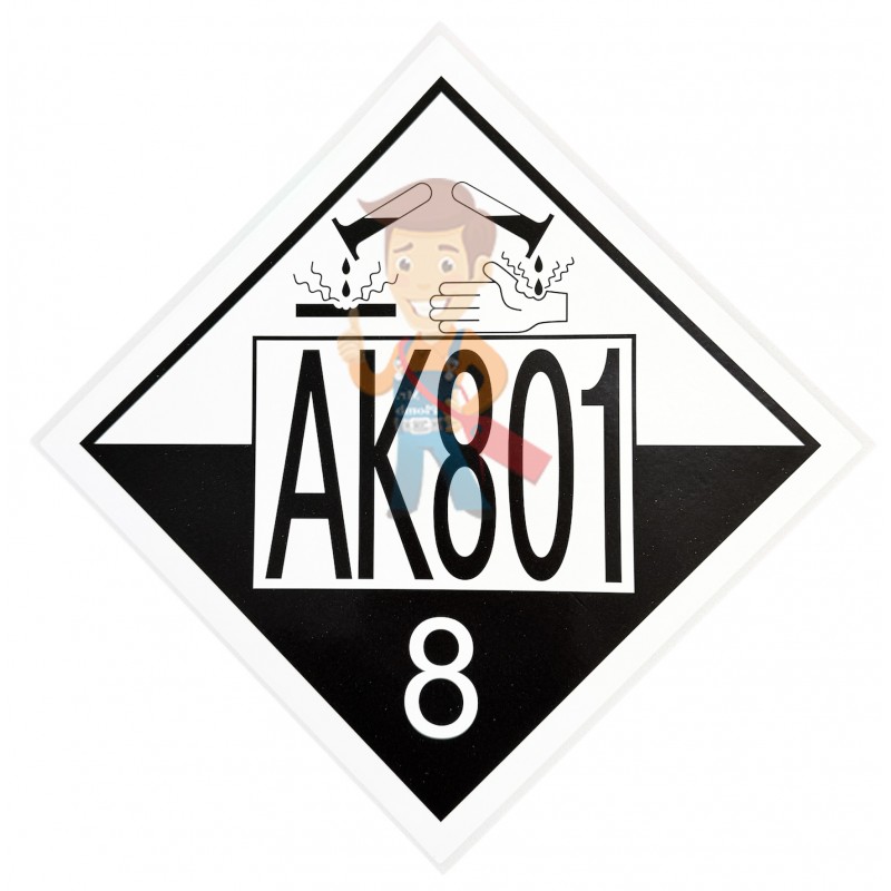Знак опасности АК 801