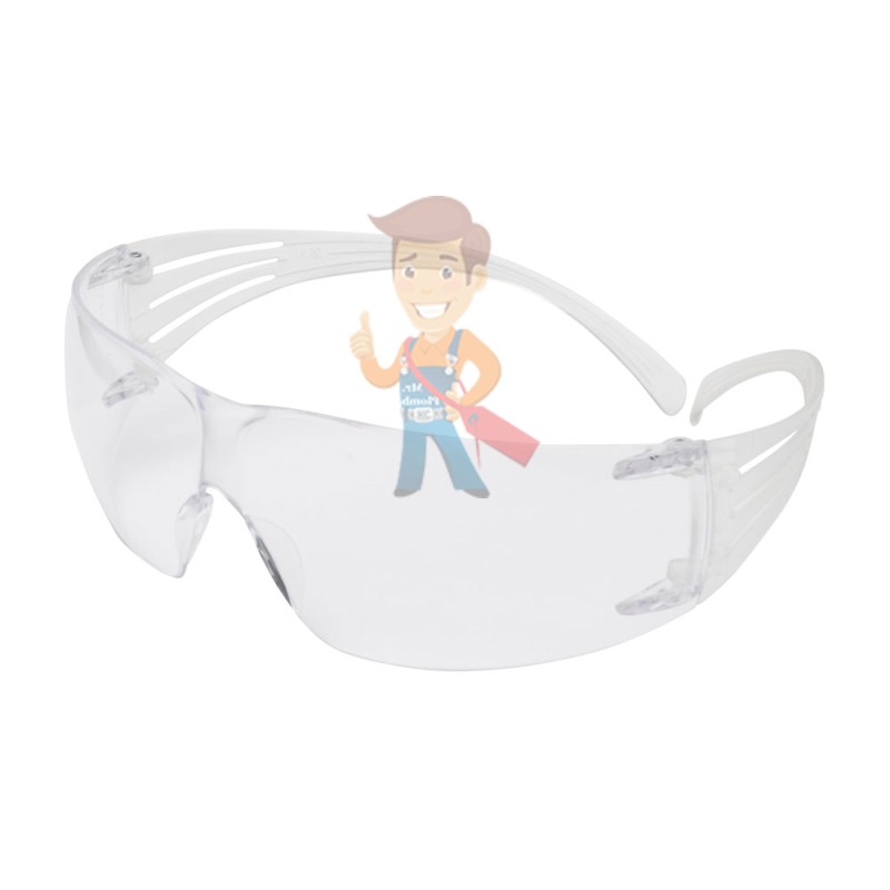 Открытые защитные очки, с покрытием AS/AF против царапин и запотевания, прозрачные - фото 4