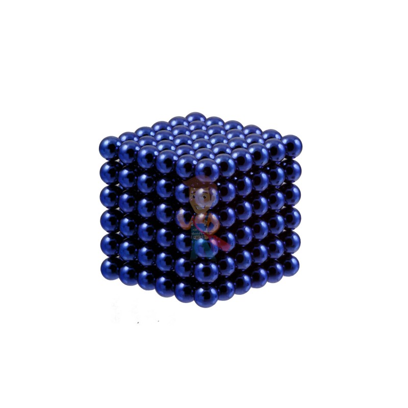 Forceberg Cube - куб из магнитных шариков 6 мм, синий, 216 элементов