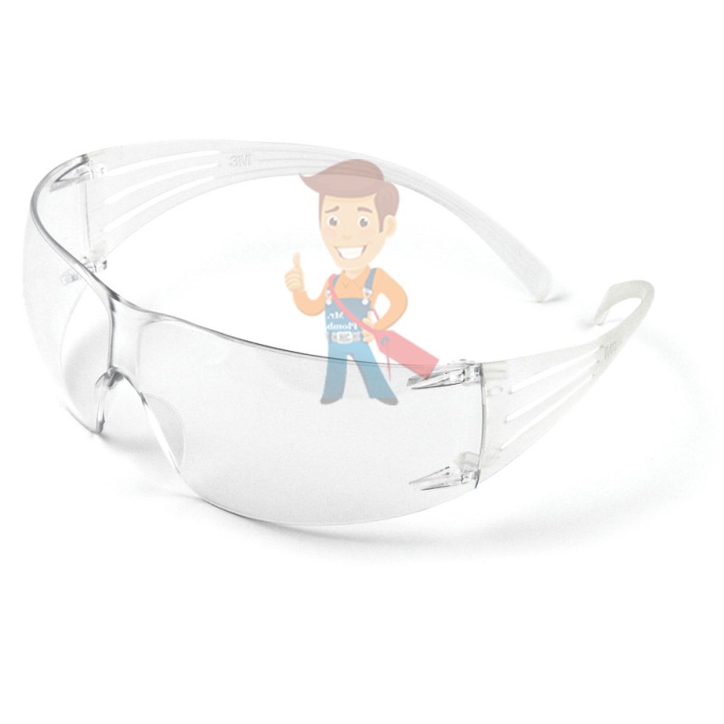 Открытые защитные очки, с покрытием AS/AF против царапин и запотевания, прозрачные - фото 9