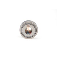 Неодимовый магнит кольцо 45х20х40 мм, диаметральное - Магнитное крепление с отверстием В20
