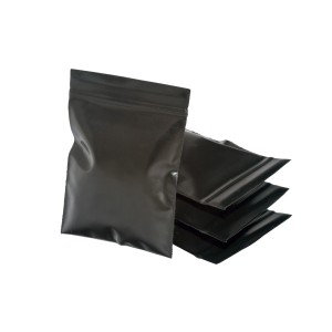 Упаковочные цветные зип пакеты Forceberg HOME & DIY с замком zip-lock 6х7 см, черный, 50 шт