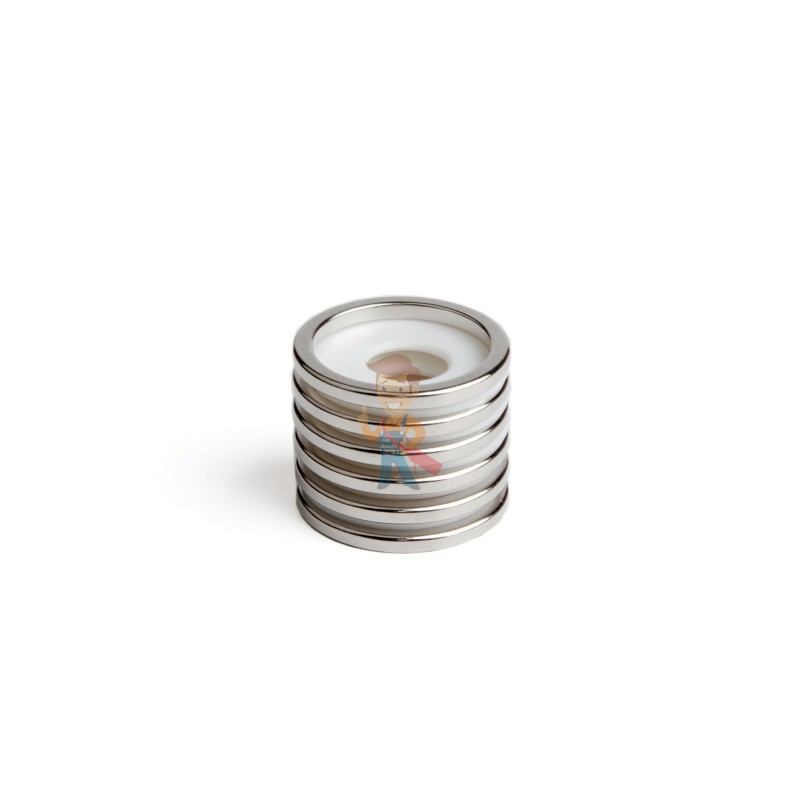 Неодимовый магнит кольцо 34х27,6х3 мм, N33 - фото 5