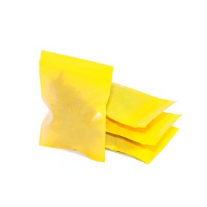 Упаковочные цветные зип пакеты Forceberg HOME & DIY с замком zip-lock 6х7 см, желтый, 50 шт