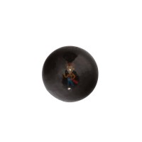 Неодимовый магнит кольцо 40х20х10 мм - Неодимовый магнит шар 6 мм, черный