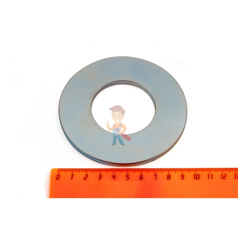 Неодимовый магнит кольцо 100х50х5 мм - фото 1