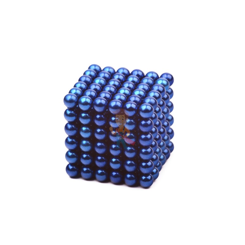 Forceberg Cube - куб из магнитных шариков 5 мм, синий, 216 элементов