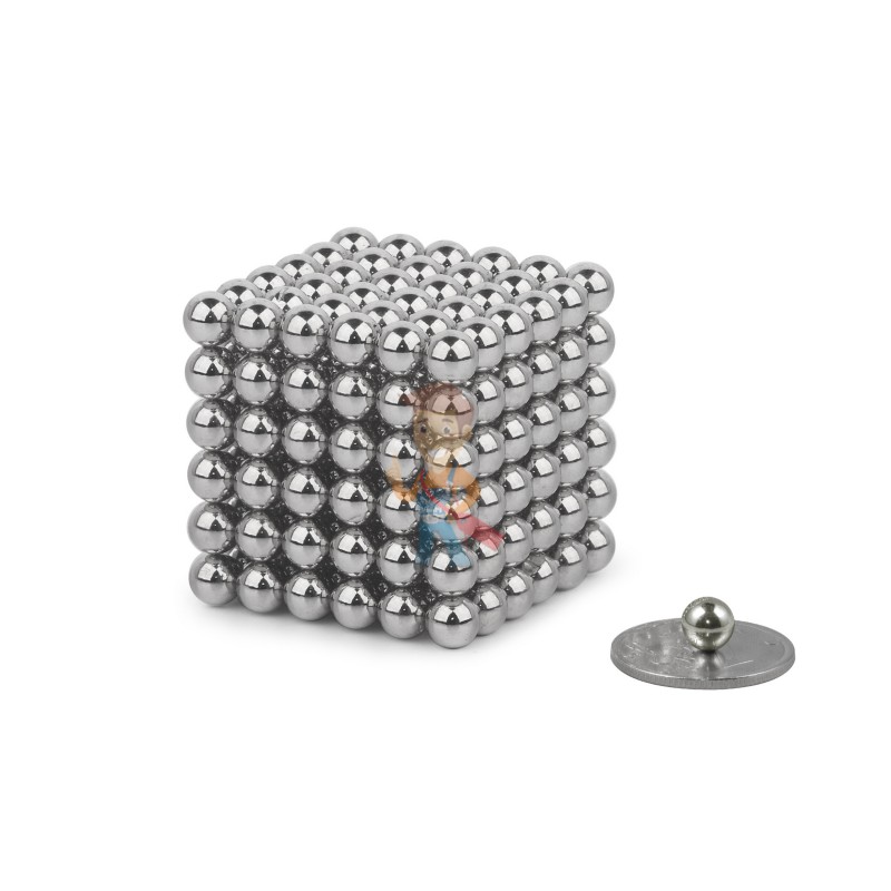 Forceberg Cube - куб из магнитных шариков 6 мм, стальной, 216 элементов - фото 1