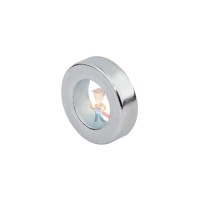 Неодимовый магнит диск 5х1.5 мм - Неодимовый магнит кольцо 12х7х3.5 мм, цинк, N35