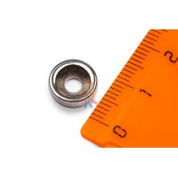 Неодимовый магнит шар 5 мм - Неодимовый магнит диск 10х3 мм с зенковкой 3.5/7 мм