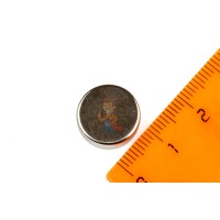 Неодимовый магнит диск 10х6 мм - Неодимовый магнит диск 14х4 мм