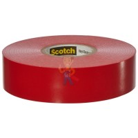 Мастика электроизоляционная Scotchfil™, 38 мм х 1,5 м - ПВХ изолента высшего класса Scotch® 35, красная, 19 мм х 20 м