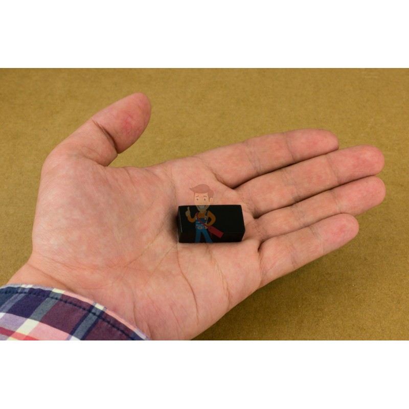 Неодимовый магнит прямоугольник 30х15х10 мм, черный, N45SH - фото 4