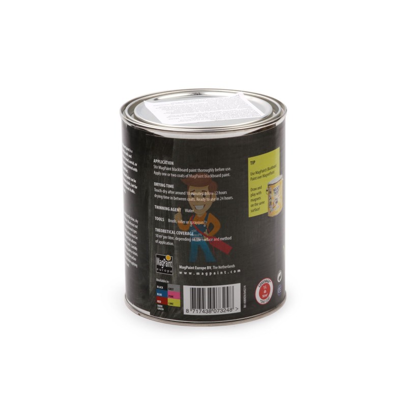 Грифельная краска MagPaint 1 литр, на 5 м² - фото 1