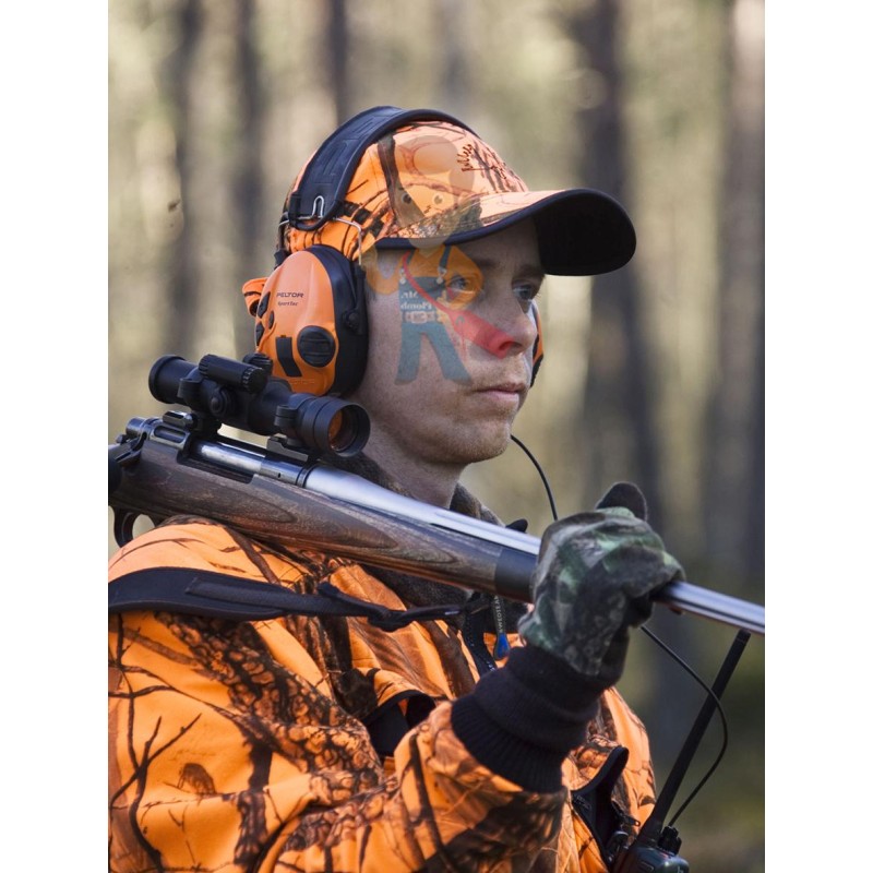 Наушники активные для стрельбы 3М PELTOR SportTac™, 2 цвета чашек: зеленый и оранжевый - фото 6