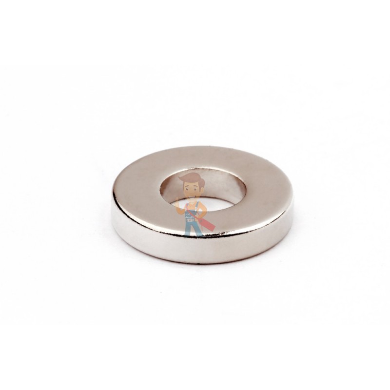 Неодимовый магнит кольцо 15х7х3 мм - фото 2