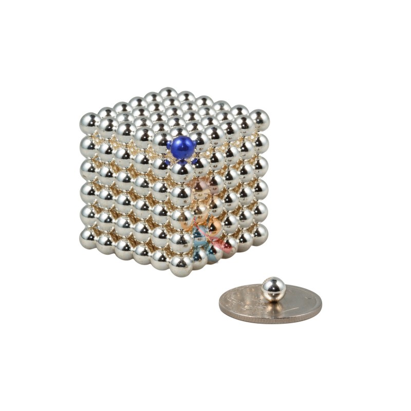 Forceberg Cube - куб из магнитных шариков 5 мм, стальной, 216 элементов - фото 1