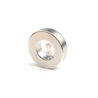 Неодимовый магнит шар 6 мм - Неодимовый магнит кольцо 20х10х5 мм, N35