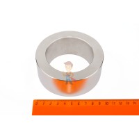 Неодимовый магнит диск 5х2 мм - Неодимовый магнит кольцо 100х70х40 мм