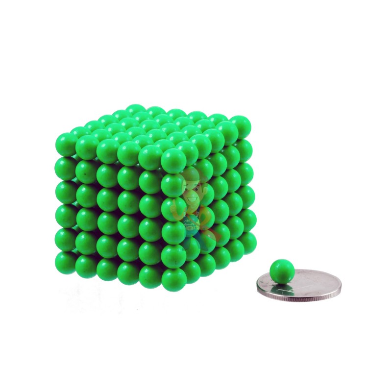 Forceberg Cube - куб из магнитных шариков 6 мм, светящийся в темноте, 216 элементов - фото 1
