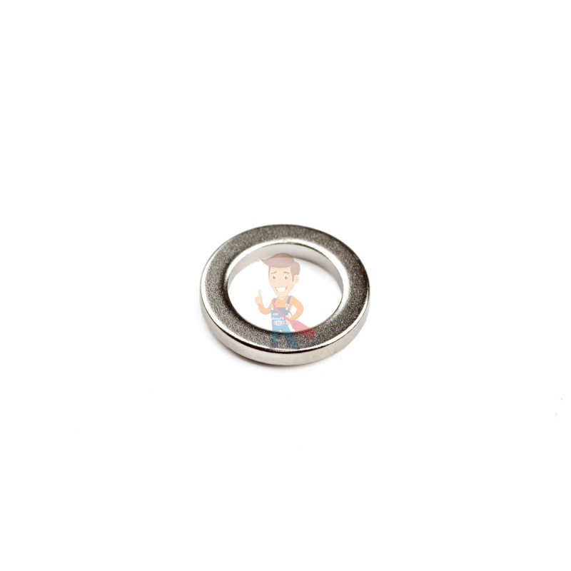 Неодимовый магнит кольцо 15х10х2 мм - фото 1