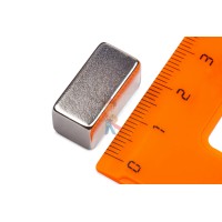 Неодимовый магнит диск 15х1.5 мм - Неодимовый магнит прямоугольник 10х10х20 мм