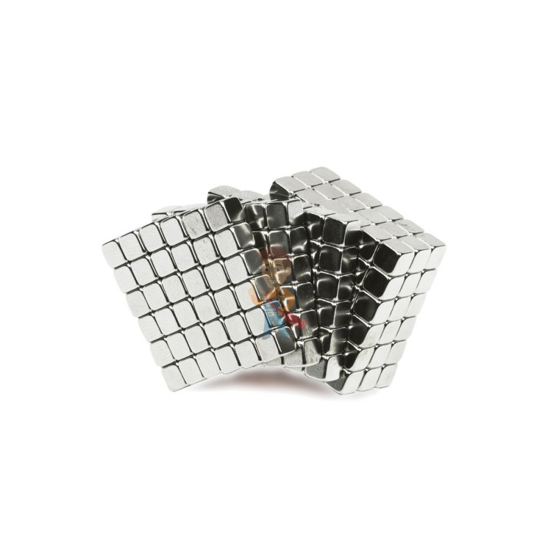Forceberg TetraCube - куб из магнитных кубиков 5 мм, жемчужный, 216 элементов  - фото 1