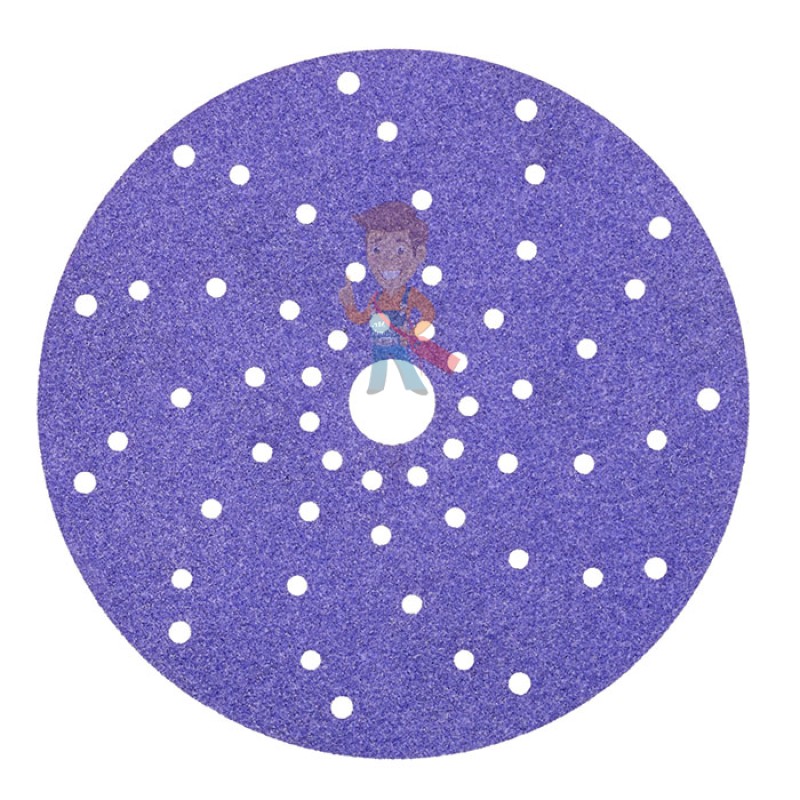 Круг абразивный c мультипылеотводом Purple+, 80+, Cubitron Hookit 737U, 150 мм - фото 1