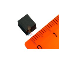Ферритовый магнит диск 20х3 мм с клеевым слоем - Ферритовый магнит прямоугольник 6.2х6.2х7 мм