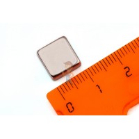 Неодимовый магнит - кольцо 15х7х3,5 мм, 4шт, Forceberg - Неодимовый магнит прямоугольник 10х10х5 мм, N33