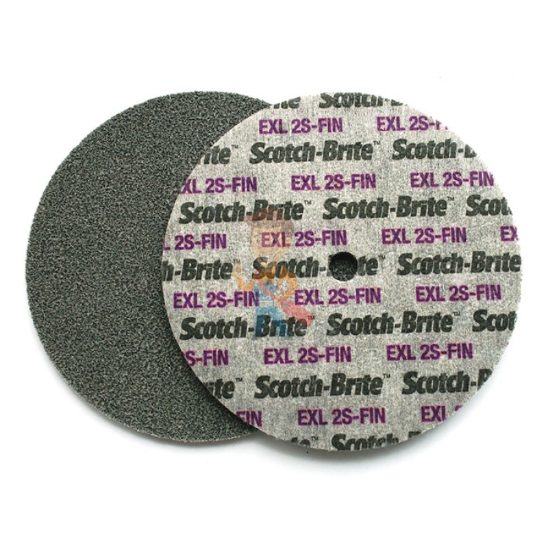 Шлифовальный круг Scotch-Brite™ XL-UW, 2S FIN, 150 мм х 6 мм х 13 мм, 13741