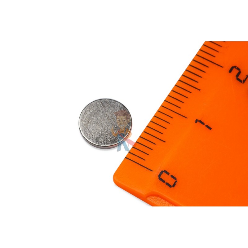 Неодимовый магнит диск 8х1 мм, N52 - фото 1