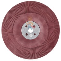 Оправка для фибровых кругов, 125 мм х 22 мм, ребристая - Оправка для фибровых кругов, 180 мм х 22 мм, ребристая M14 и 5/8