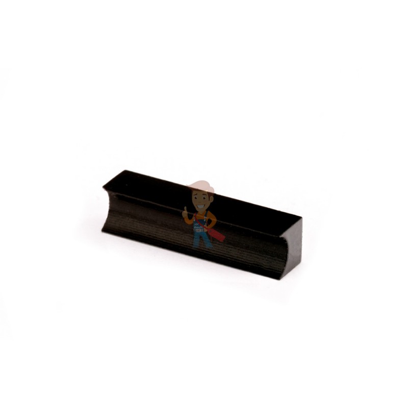 Неодимовый магнит прямоугольник 20х5х5 мм, с фасками, черный - фото 2
