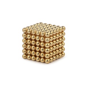 Forceberg Cube - куб из магнитных шариков 6 мм, золотой, 216 элементов
