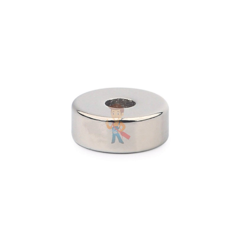Неодимовый магнит кольцо 10х3х4 мм - фото 2