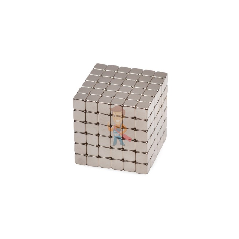 Forceberg TetraCube - куб из магнитных кубиков 5 мм, стальной, 216 элементов 